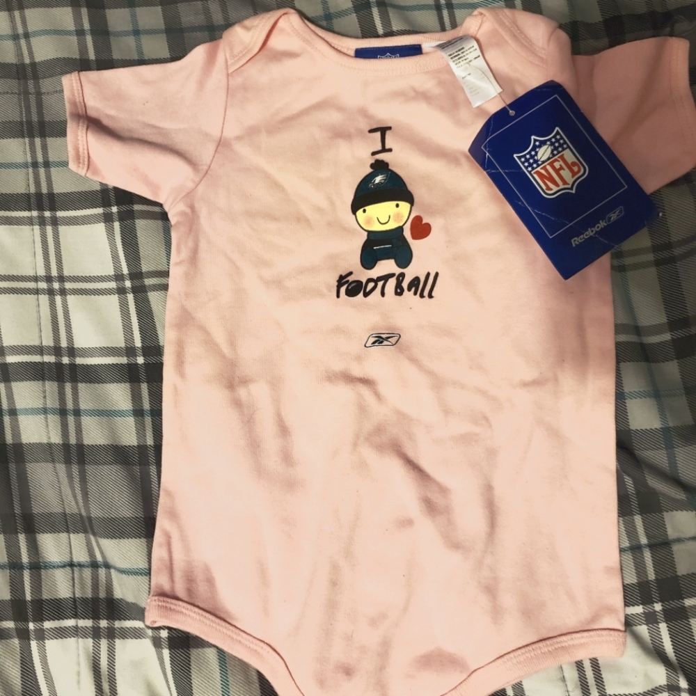 Pink Eagles onesie
